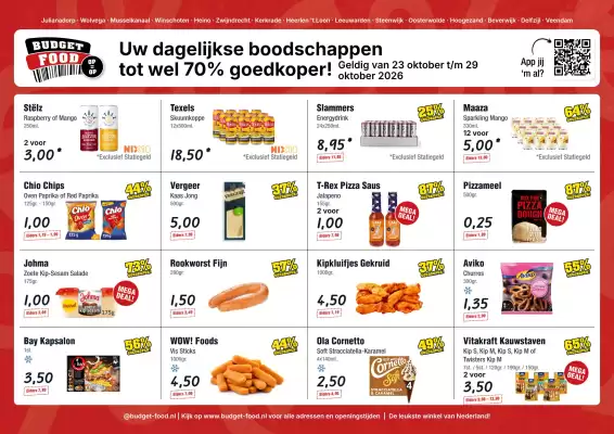 Budget Food (geldig t/m 29-10)