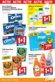 Coop folder week 44 Pagina 3: Oreo classic, crunchies dipped, enrobed of enrobed white €2,29, HAK Easy Eats €3,85