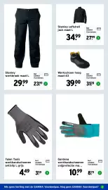 GAMMA folder Pagina 15: Stanley softshell jack €27,99, Trento werkschoen hoog €31,20