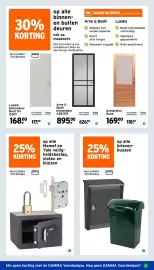 GAMMA folder Pagina 22: Nemef en Yale veiligheidsbeslag, sloten en kluizen, Lundia binnendeur Bord Tre 2A01 €117,60