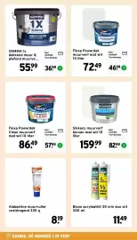 GAMMA folder Pagina 3: Sikkens muurverf binnen mat wit €82,99, Bison acrylaatkit 30 min duo wit €11,49
