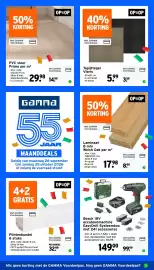 GAMMA folder Pagina 33: Plintenbundel €32,99, PVC vloer Primo €14,99