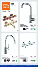 GAMMA folder Pagina 40: GROHE keukenkraan Start Edge €79,99, Atlantic keukenkraan Olivier gun metal €89,25