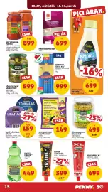 PENNY akciós újság hét 44 Oldal 17: Vifood instant tésztás leves €149,00, Zöldségeskert zöldborsó €499,00