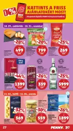 PENNY akciós újság hét 44 Oldal 31: Zsúrkenyér €499,00, Nádudvari rántott karfiol, brokkoli, hagymakarika €799,00