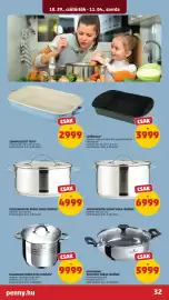 PENNY akciós újság hét 44 Oldal 36: Rozsdamentes edény üveg fedővel €6.999,00, Blaumann alacsony lábas fedővel €5.999,00