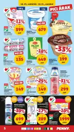 PENNY akciós újság hét 44 Oldal 7: Milkeria tilsit sajt €449,00, Sissy krémtúró €149,00