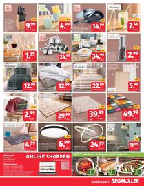 Segmüller Prospekt Seite 6: Fürstenhof Mühle €2,99, Deckenleuchte „Meo“ Metall €24,99