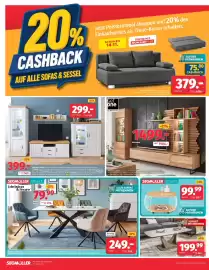 Segmüller Prospekt Seite 2: Wohnwand Jackson by Musterring €1.499,00, SEGMOLLER smart Couchtisch „Laos“ €99,99