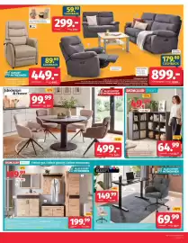 Segmüller Prospekt Seite 3: Raumteiler Max €49,99, Drehstuhl €69,99