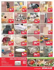 Segmüller Prospekt Seite 6: Fürstenhof Mühle €2,99, Deckenleuchte „Meo“ Metall €24,99