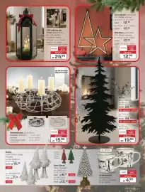 Möbel Inhofer Prospekt Seite 13: JUSTINUS BESTECKE Adventskranz €15,95, LED-Stern, warmweiß, IP44, Metall, schwarz €12,95