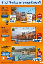 HEM Expert Prospekt woche 43 Seite 3: SAMSUNG GMR65R95HATXZG €2.449,00, LG XXL-FERNSEHER €2.199,00