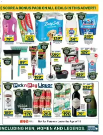 Pick n Pay catalogue Page 3: Klipdrift & Cola €250,00, Hunters Iced Assorted €190,00