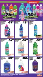 Folleto Merco semana 43 Página 10: Suavizante Suatel Variedad €15,99, Clortex blanqueador variedad €34,99