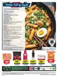 Pick n Pay catalogue Page 4: Gochujang sauce €43,99, Kimchi €35,99