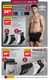 Biedronka gazetka | Hity i inspiracje Strona 24: Bokserki męskie Reebok €39,99, Skarpety Reebok €24,99