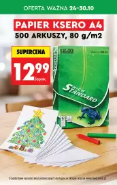 Biedronka gazetka | Hity i inspiracje Strona 3: OFERTA WAŻNA 24-30.10 PAPIER KSERO A4 500 ARKUSZY, 80 g/m2 SUPERCENA 1299