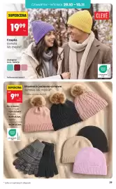 Biedronka gazetka | Hity i inspiracje Strona 41: Akcesoria jesiенно-zimowe damskie lub męskie €9,99, Czapka CLEVÉ €19,99