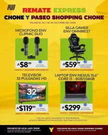 Catálogo Novicompu Página 2: ENV COMFORT €59,99, Televisor 32 Pulgadas HD €8,99