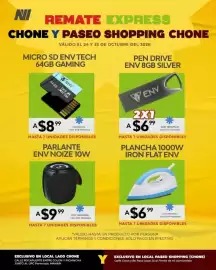 Catálogo Novicompu Página 4: PARLANTE ENV NOIZE 10W €8,99, Altavoz Bluetooth €9,99