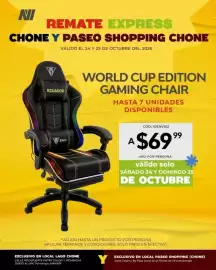 Catálogo Novicompu Página 9: ENY WORLD CUP EDITION GAMING CHAIR €69,99