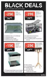 Tom&Co folder Pagina 3: BLACK DEALS VAN 28/10/2026 T.E.M. 27/11/2026 -25€ Voor 74,99€ ZOLUX Konijnenren* 140x105x70 cm