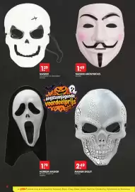 Yess folder Pagina 8: Masker €1,29, Masker anonymous €1,49