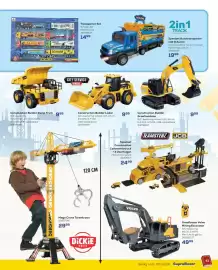 Supra Bazar folder Pagina 41: Transporter Set €14,99, Graafkraan Volvo Mining Excavator €49,99