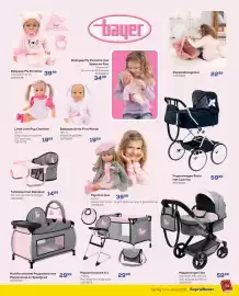 Supra Bazar folder Pagina 91: Multifunctioneel Poppenbed met Poppenstoel en Speelgoed €29,99, Little love pop charlene €19,99