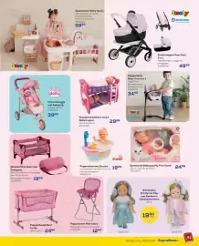 Supra Bazar folder Pagina 93: Sprekende Babypop My First Tooth €24,99, Poppenstoel Maxi-Cosi 3 in 1 €34,99