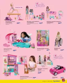 Supra Bazar folder Pagina 99: Barbiepop malibu met puppy €19,99, Barbiepop met Rolstoel €24,99
