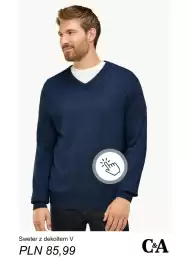 C&A gazetka tydzień 43 Strona 10: Sweter z dekoltem V C & A €85,99