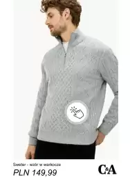 C&A gazetka tydzień 43 Strona 2: Sweter wzór w warkocze C & A €149,99