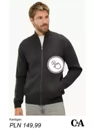 C&A gazetka tydzień 43 Strona 5: Kardigan C & A €149,99