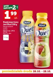 Topaz gazetka Strona 2: Napój jogurtowy Jovi Duet na deser jagoda-wanilia €1,99