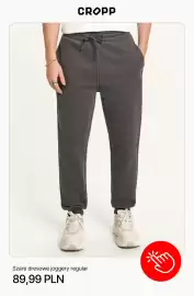 Cropp gazetka tydzień 43 Strona 3: Szare dresowe joggery regular Cropp €89,99