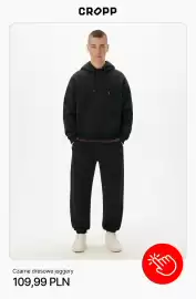 Cropp gazetka tydzień 43 Strona 9: Czarne dresowe joggery Cropp €109,99