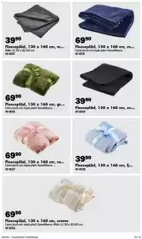 Biltema reklamblad Sida 13: Fleecepläd €39,90, Fleecepläd €39,90