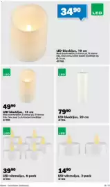Biltema reklamblad Sida 16: LED-blockljus €79,90, LED-blockljus €34,90