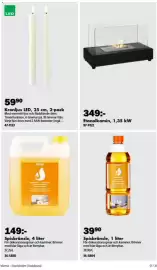 Biltema reklamblad Sida 17: Bilzoma spisbränsle €149,00, Kronljus LED €59,90