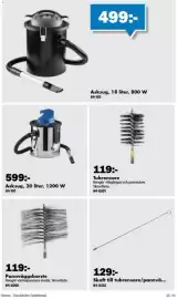 Biltema reklamblad Sida 25: Tubrensare €119,00, Asksug €599,00