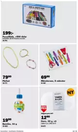 Biltema reklamblad Sida 29: Kids glue €19,90, Pärlset €79,90