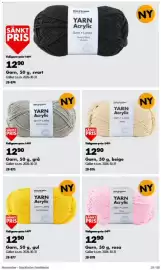 Biltema reklamblad Sida 30: Yarn Acrylic €12,90, Yarn Acrylic €12,90