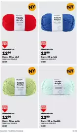 Biltema reklamblad Sida 31: Yarn Acrylic €12,90, Yarn Acrylic €12,90