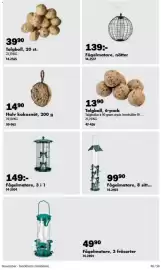 Biltema reklamblad Sida 47: Halv kokosnöt €14,90, Talgboll €13,90