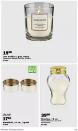 Biltema reklamblad Sida 5: Litet doftljus i glas, vanilj €19,90, Marshall, 10 cm, 2-pack €17,90