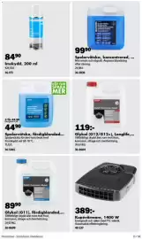 Biltema reklamblad Sida 52: Spolarvät ska, färdigblandad €44,90, Imskydd €84,90
