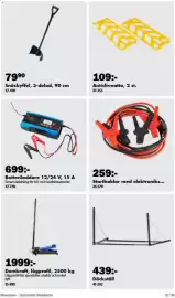 Biltema reklamblad Sida 53: Snöskyffel, 3-delad €79,90, Startkablar med elektroniks... €259,00