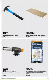 Biltema reklamblad Sida 58: Biltema minibrännare €79,90, Biltema flytspackel fiberförstärkt ino... €159,00